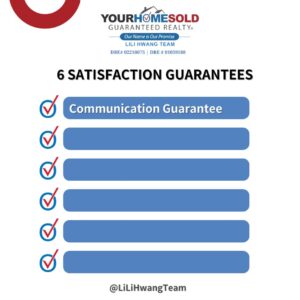 Guaranteed Communication with Your Home Sold Guaranteed Realty LiLi Hwang Team