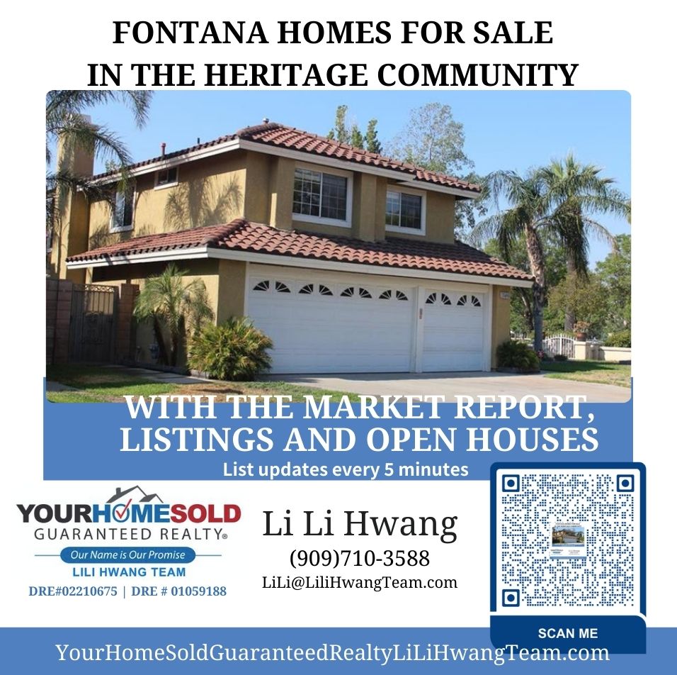 Discover homes for sale in Heritage Community with market insights from LiLi Hwang Team