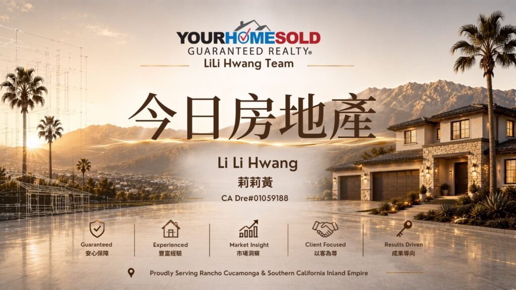 Rancho Cucamonga real estate market update September 2026 — Li Li Hwang, Real Estate Broker, DRE#01059188